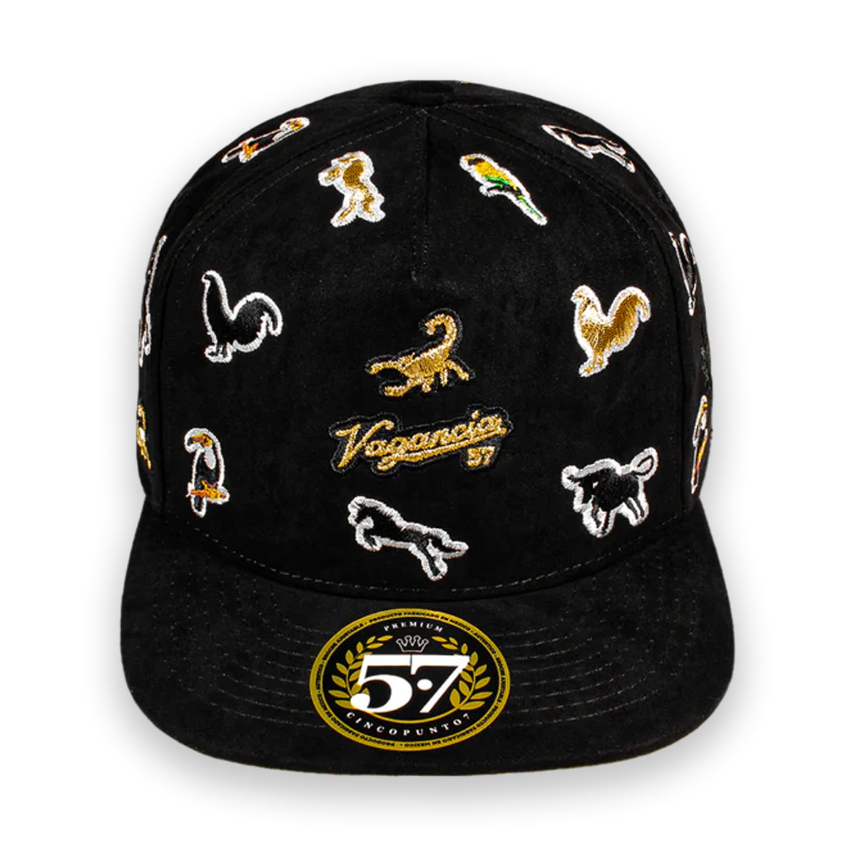 GORRA CINCOPUNTO7 ANIMALS FULL BLACK