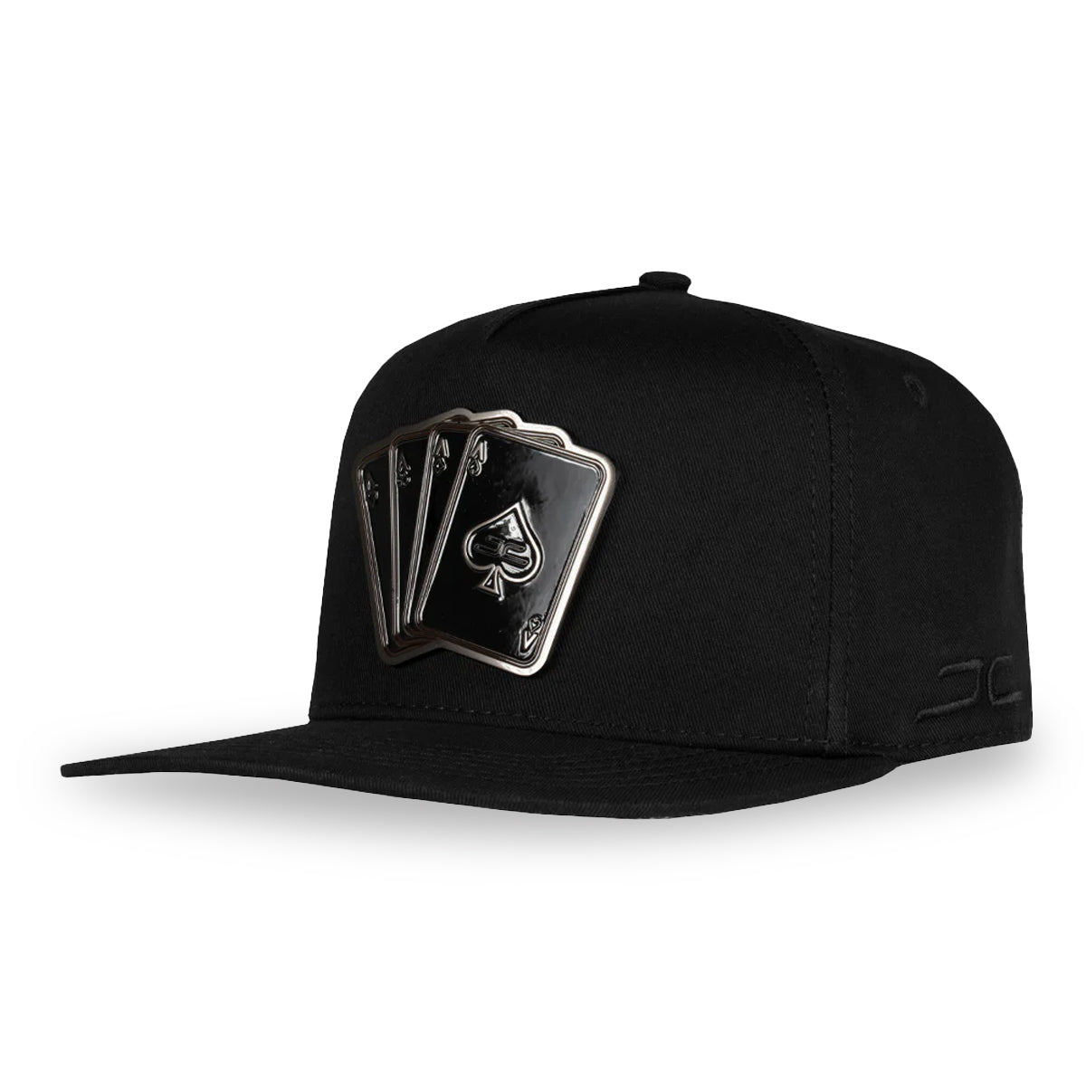 GORRA JC HATS BLACK ON BLACK POKER