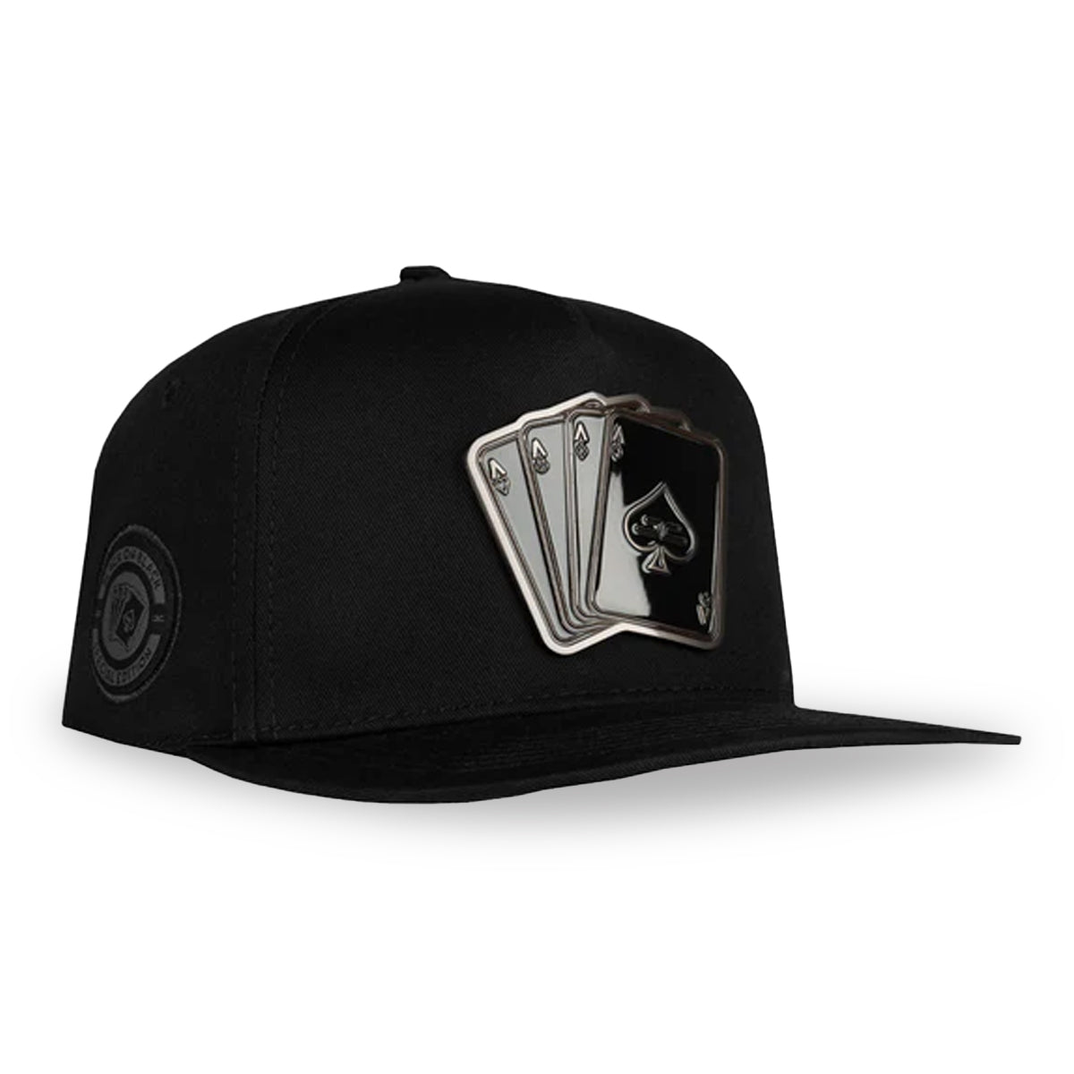 GORRA JC HATS BLACK ON BLACK POKER