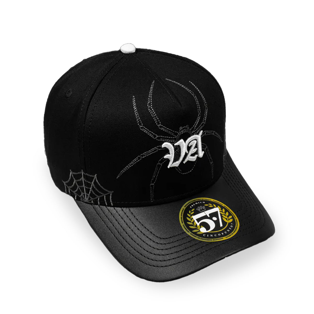 GORRA CINCOPUNTO7 VA SPIDER BLACK CURVA