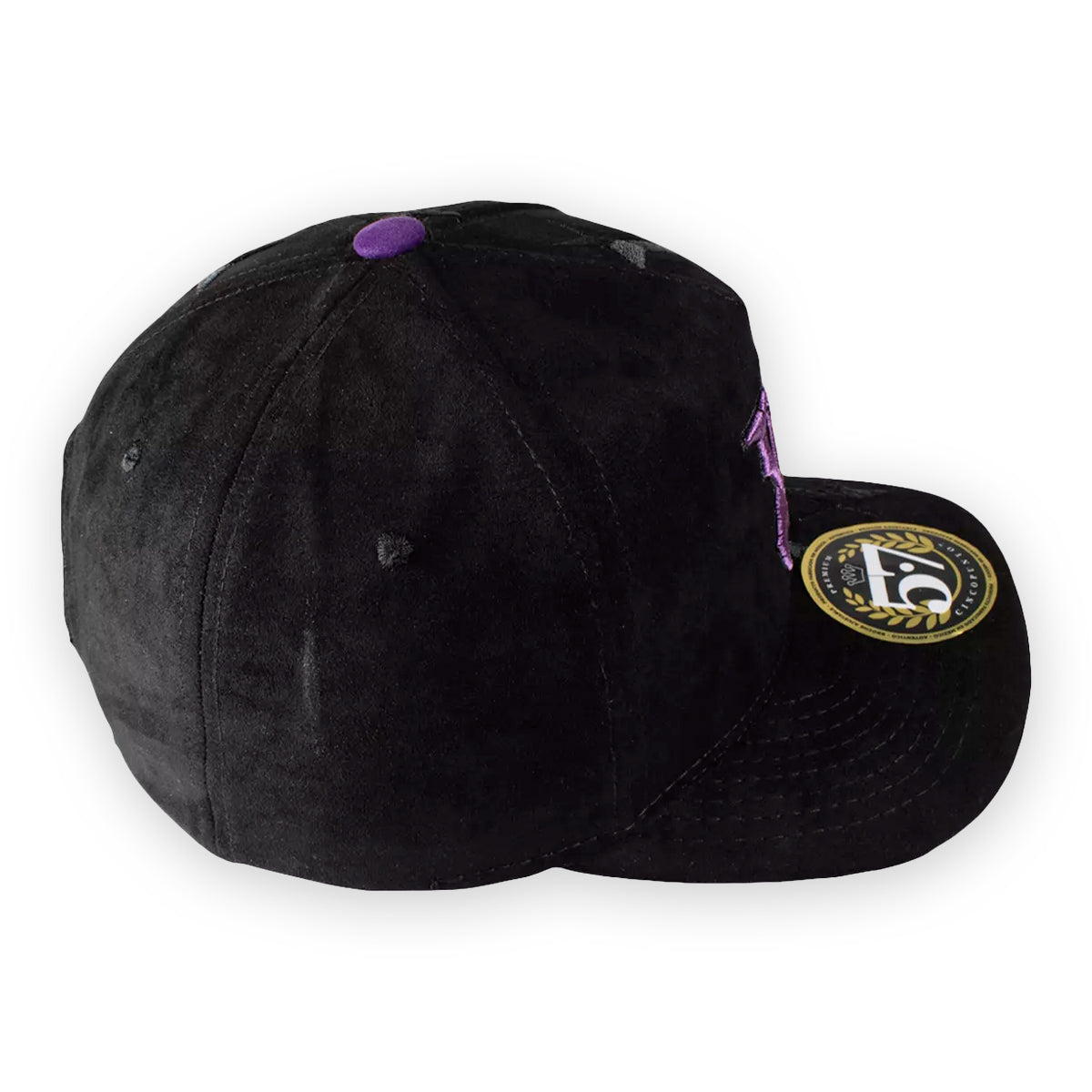 GORRA CINCOPUNTO7 VA STARS BLACK & PURPLE SNAPBACK