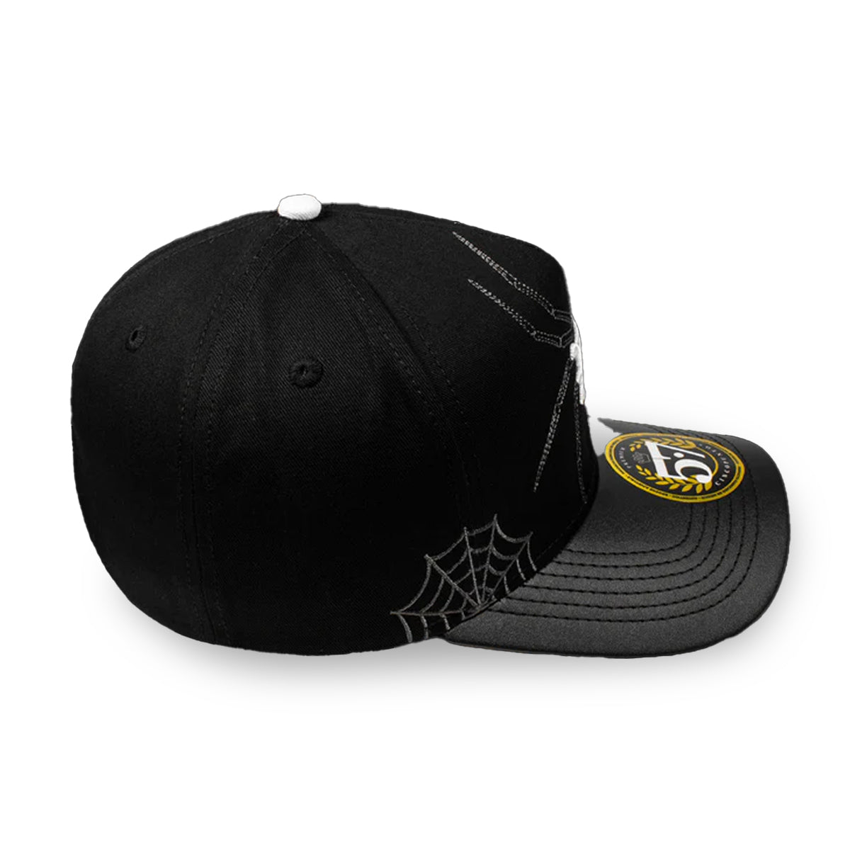 GORRA CINCOPUNTO7 VA SPIDER BLACK CURVA