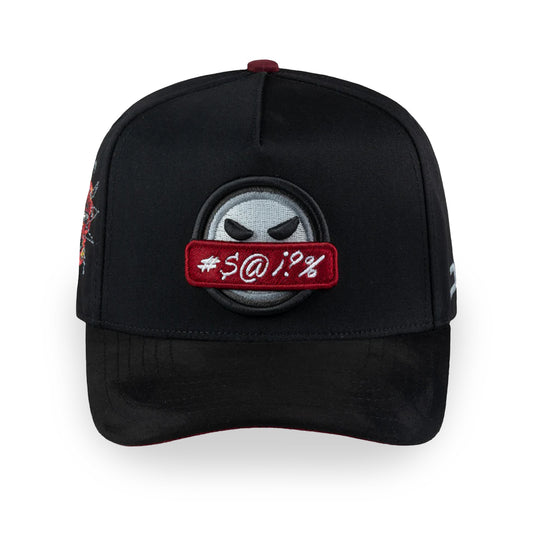 GORRA JC HATS BEAUTIFUL DISASTER ANGRY BLACK
