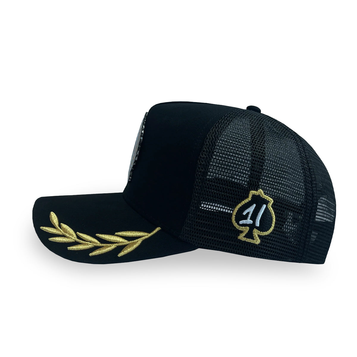 GORRA 1IRON TRENDY CAPITAN BLACK MALLA