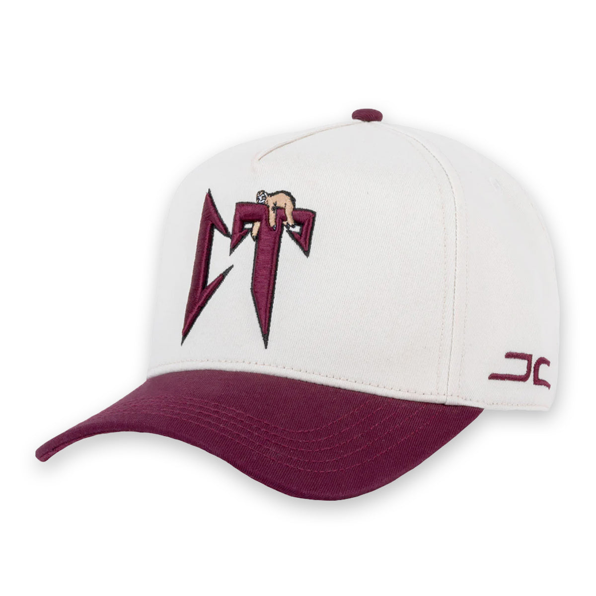 GORRA JC HATS CT BONE/BURGUNDY