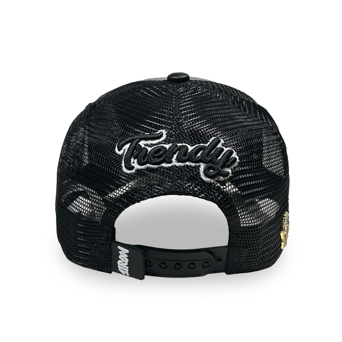 GORRA 1IRON TRENDY COLORS BLACK VINIPIEL