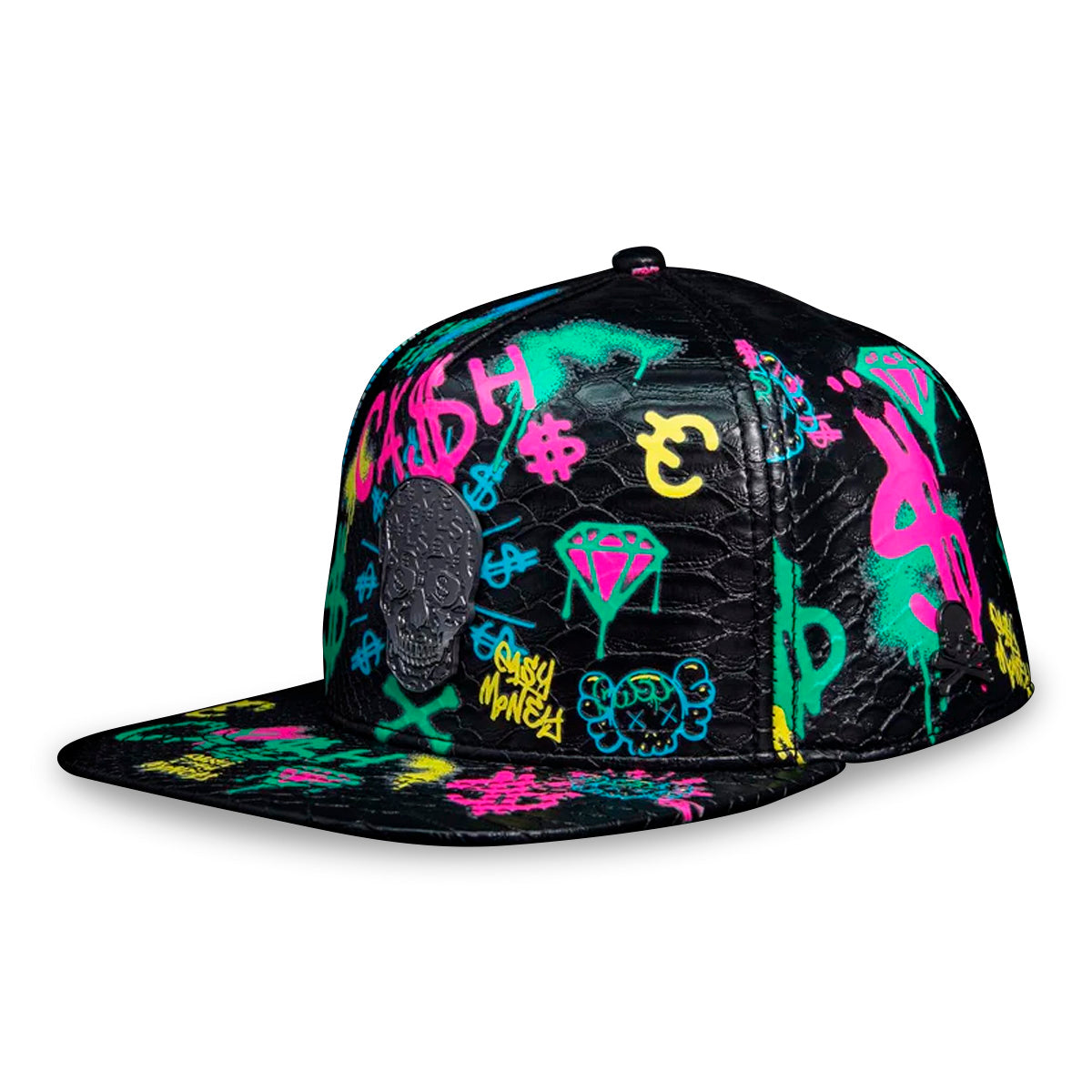 GORRA CASH ONLY FULL PRINT SKULL