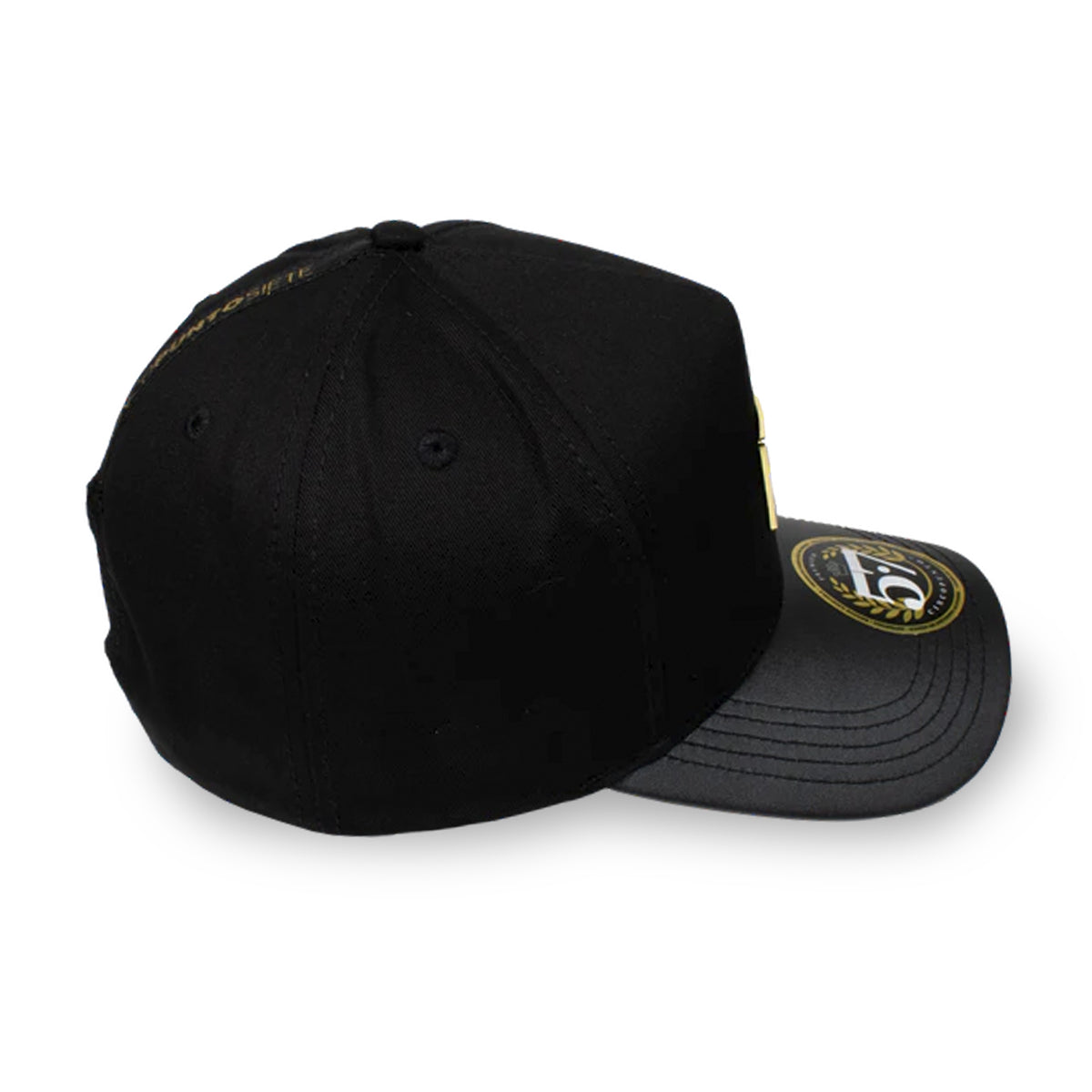 GORRA CINCOPUNTO7 GALLO BEISBOL GOLD EDITION BLACK CURVA