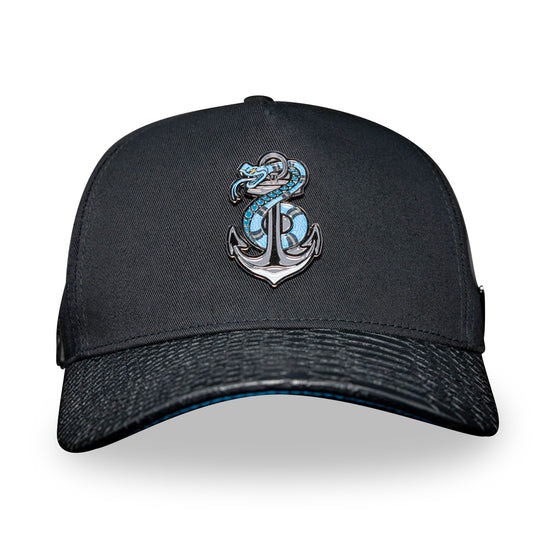 GORRA CASH ONLY BLUE SNAKE CURVA