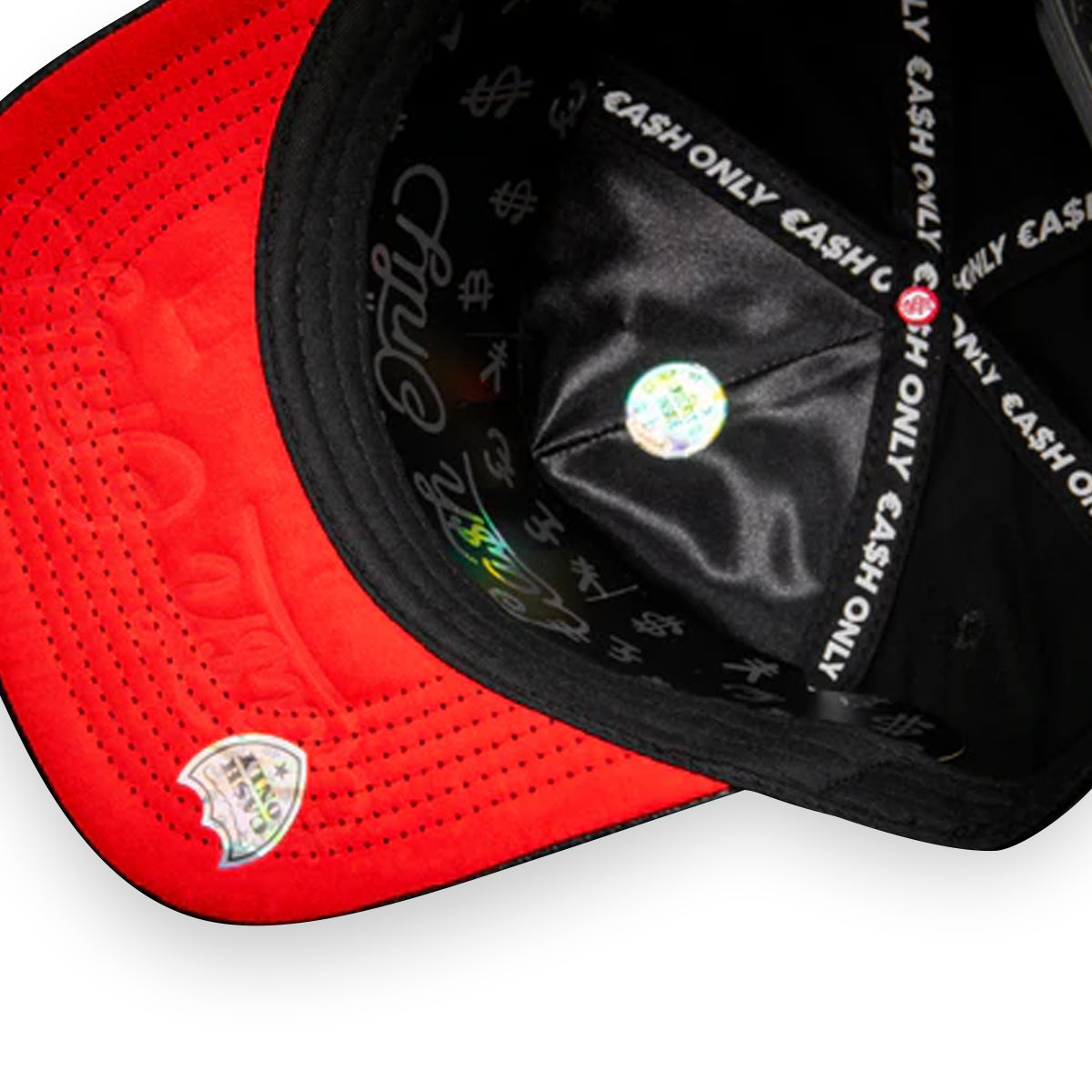 GORRA CASH ONLY RED MEDUZA SNAPBACK