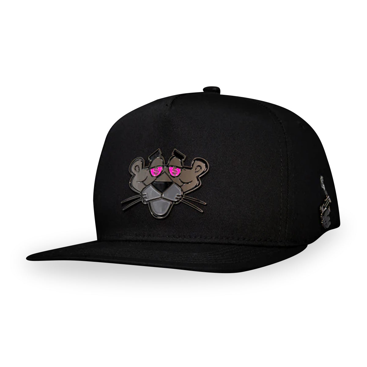 GORRA CASH ONLY PANTER FACE FULL BLACK SNAPBACK