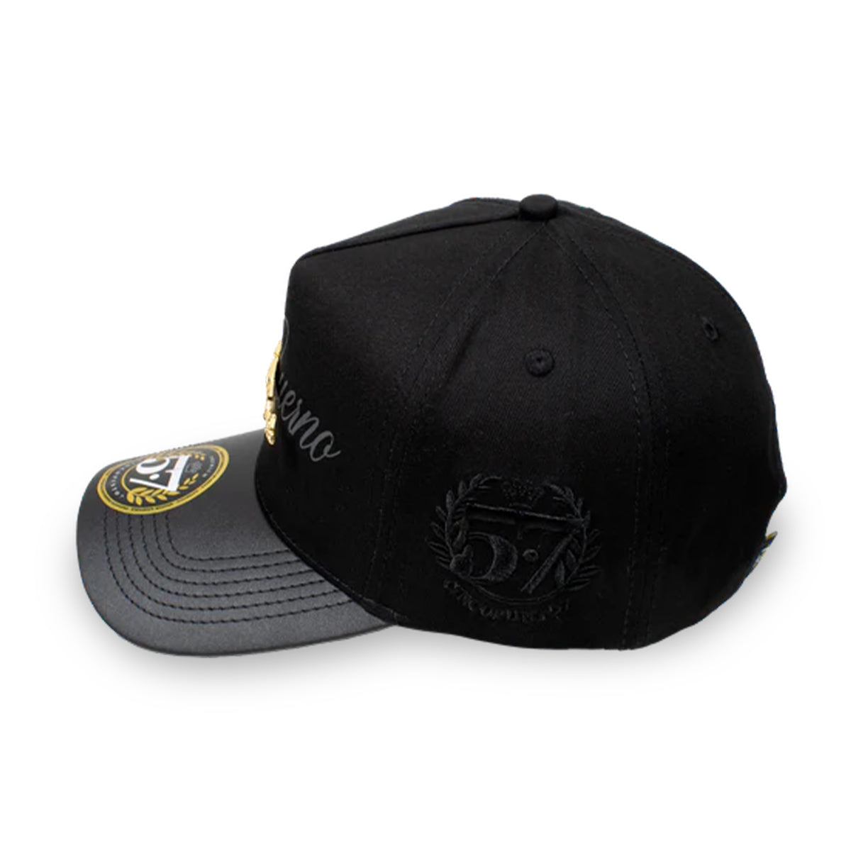 GORRA CINCOPUNTO7 EL CUERNO BLACK CURVA