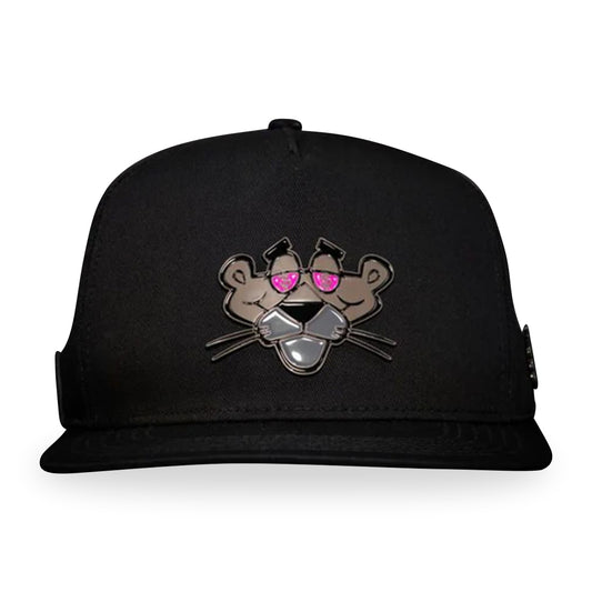 GORRA CASH ONLY PANTER FACE FULL BLACK SNAPBACK