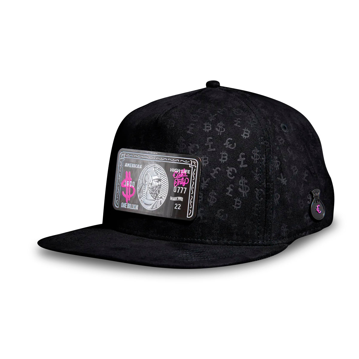 GORRA CASH ONLY AMEX PINK FULL PRINT