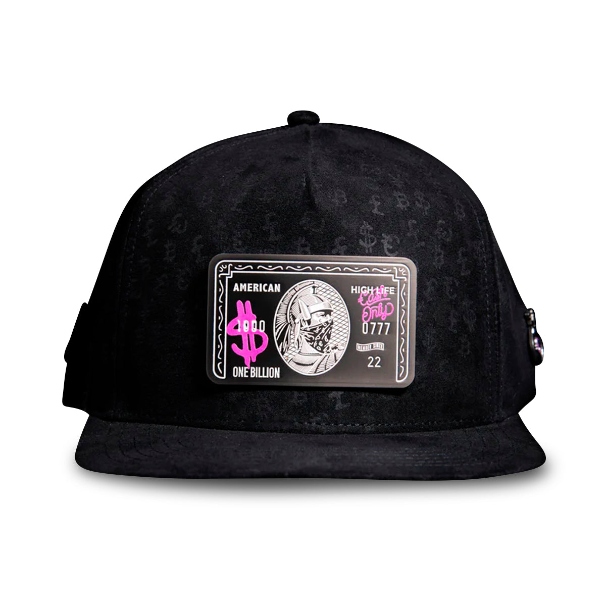 GORRA CASH ONLY AMEX PINK FULL PRINT