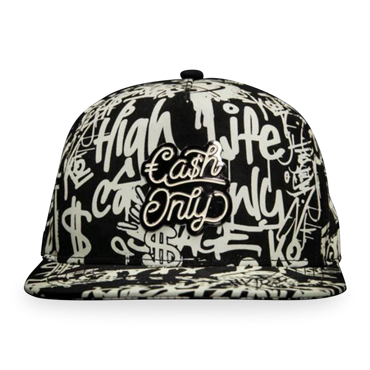 GORRA CASH ONLY YOU HAVE BEEN TAGED IN BLACK BACKGROUND SNAPBACK