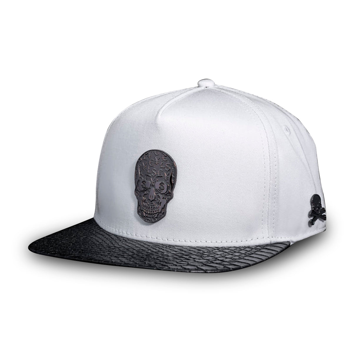 GORRA CASH ONLY SKULL WHITE