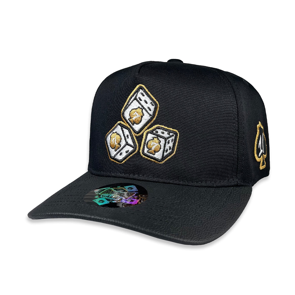 GORRA 1IRON TRENDY DADOS LUCKY GOLD