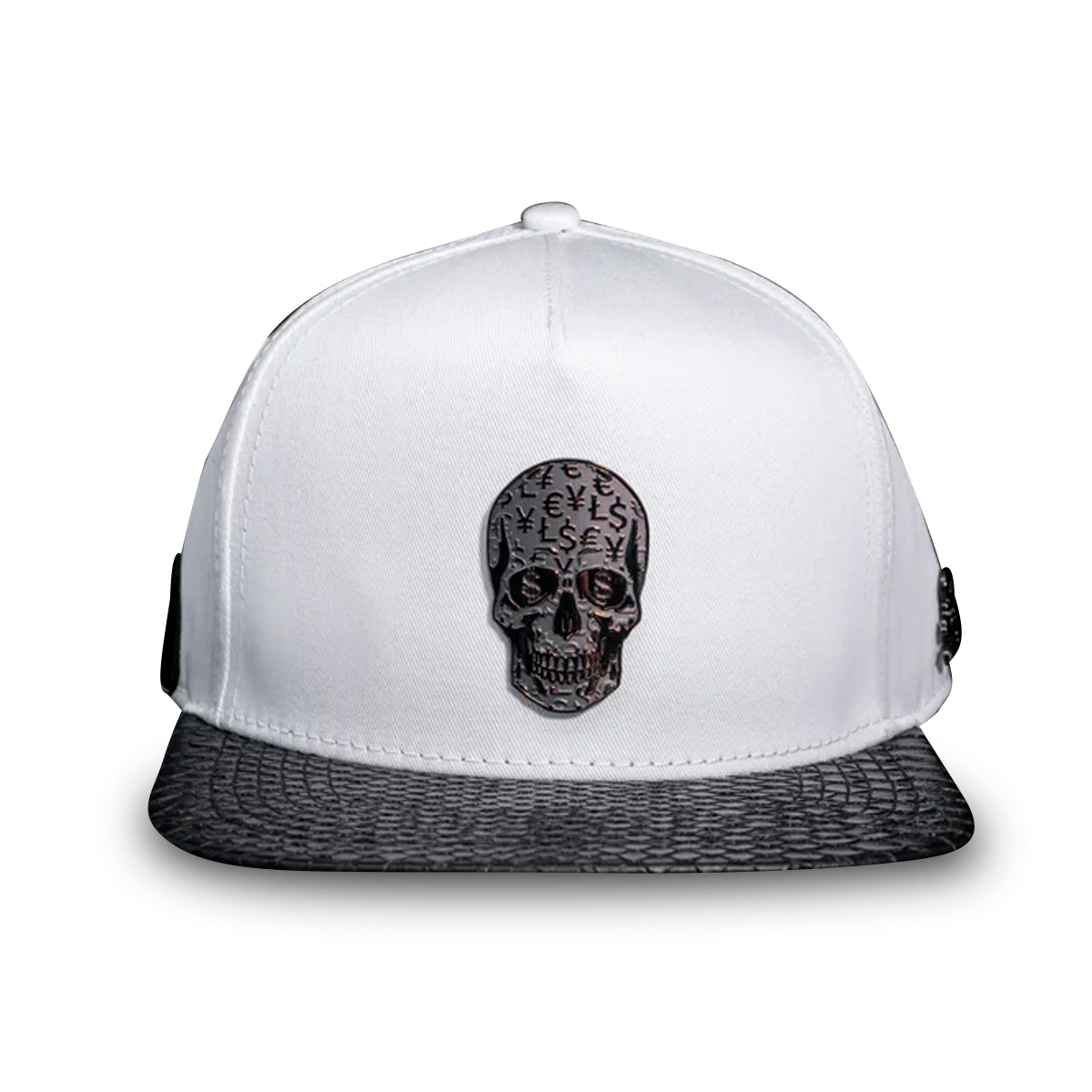 GORRA CASH ONLY SKULL WHITE