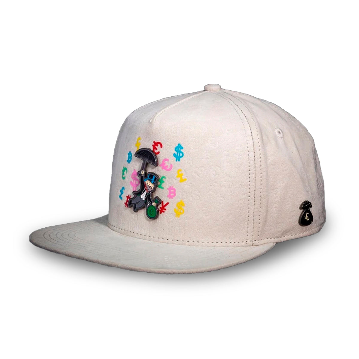 GORRA CASH ONLY MONOPOLY FULLPRINT BEIGE