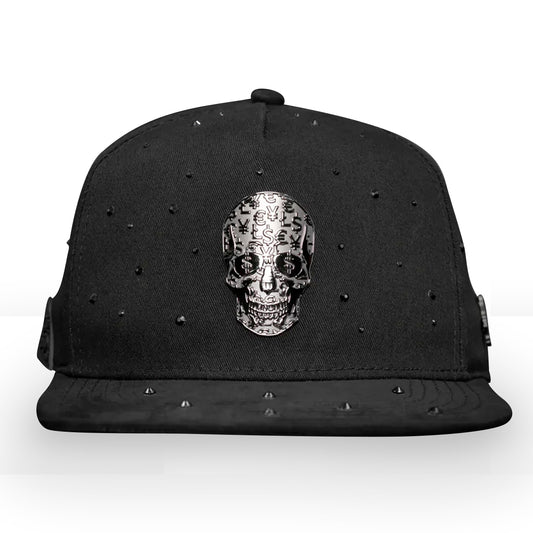 GORRA CASH ONLY SKULL BLACK PEDRERIA