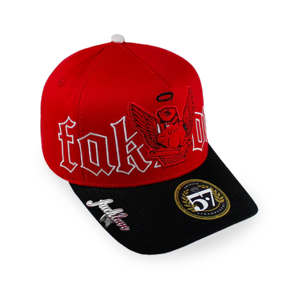 GORRA CINCOPUNTO7 FAKE LOVE ANGEL RED