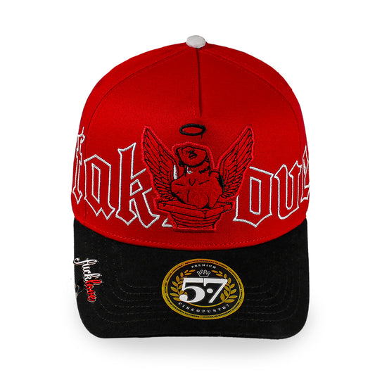 GORRA CINCOPUNTO7 FAKE LOVE ANGEL RED