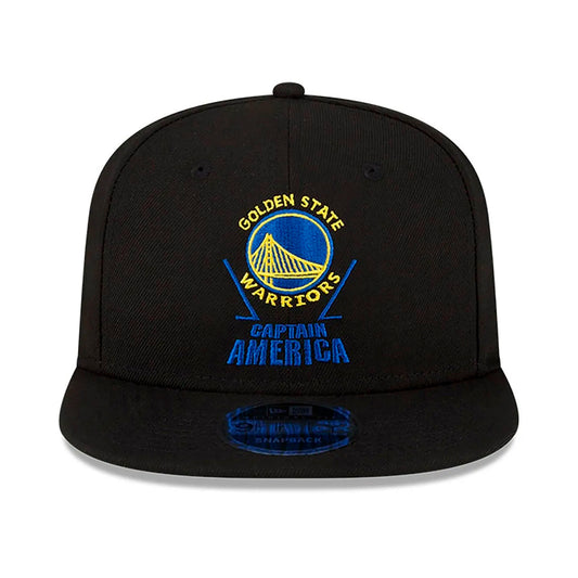 GORRA NEW ERA GOLDEN STATE WARRIORS X MARVEL 9FIFTY SNAPBACK CAPTAIN AMERICA