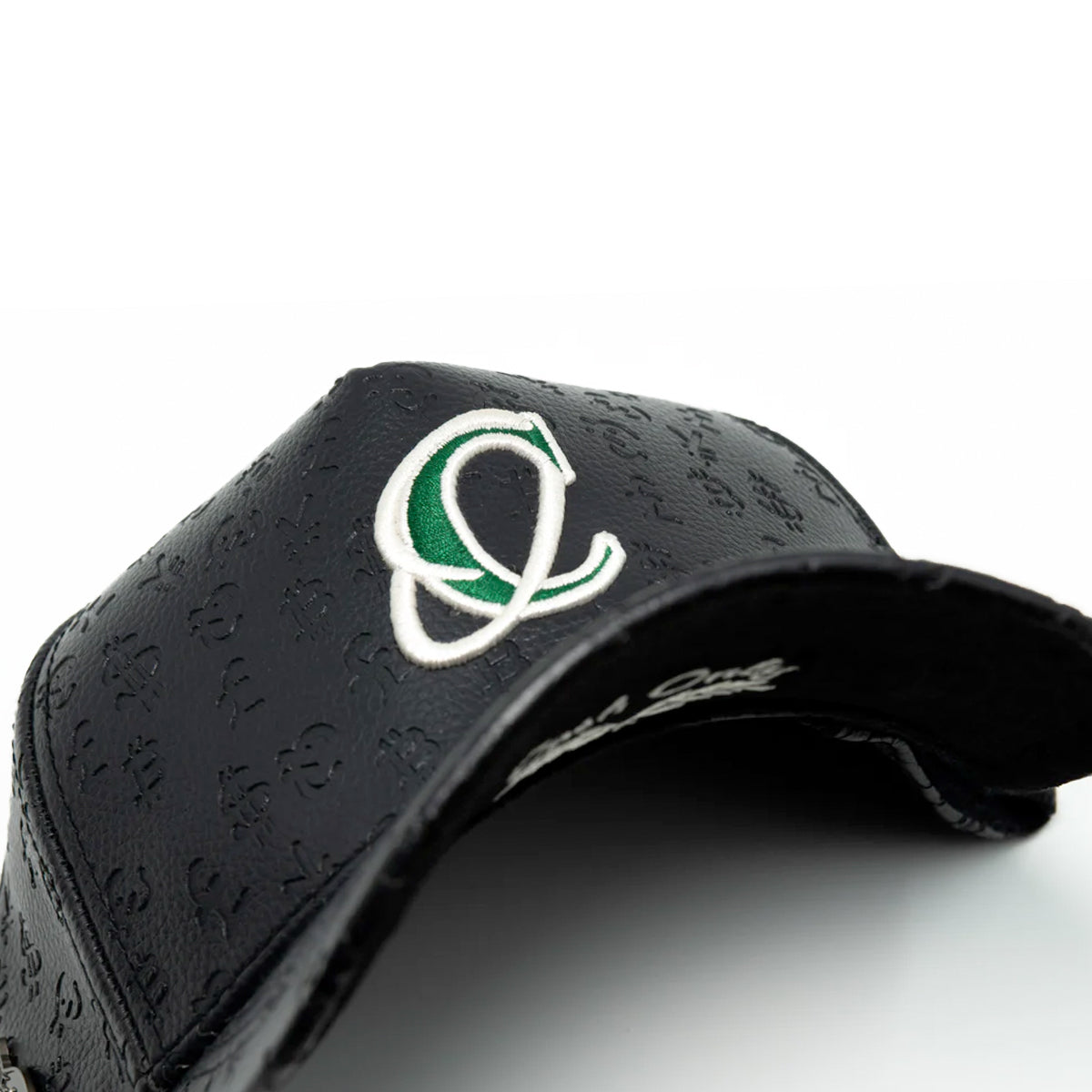 GORRA CASH ONLY BLACK LEATHER NEW LOGO