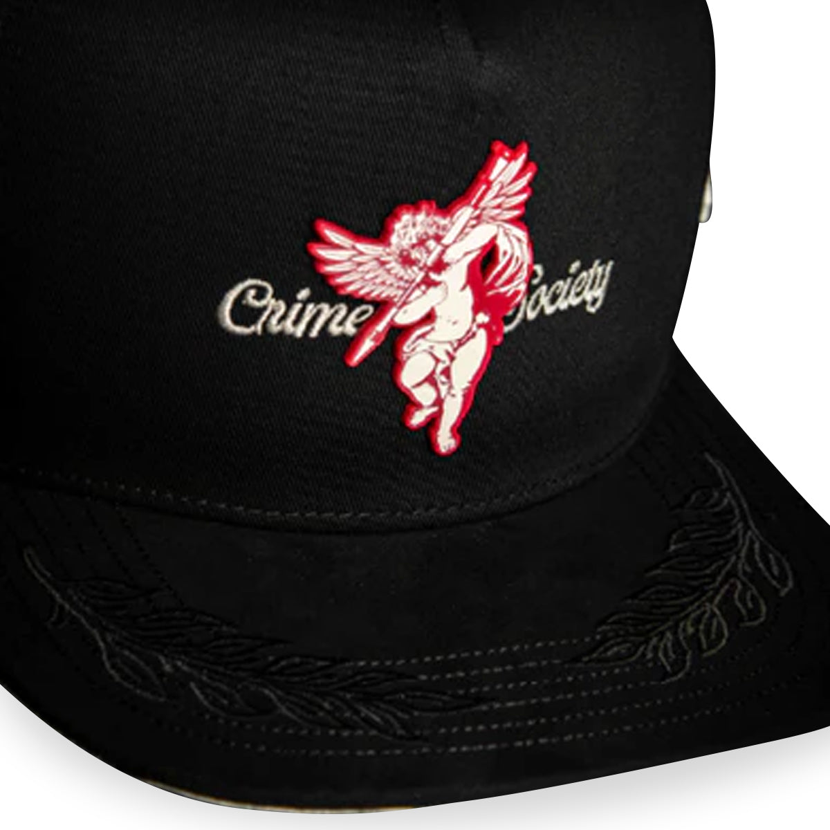 GORRA CASH ONLY RED ANGEL IN BLACK BASEBALL