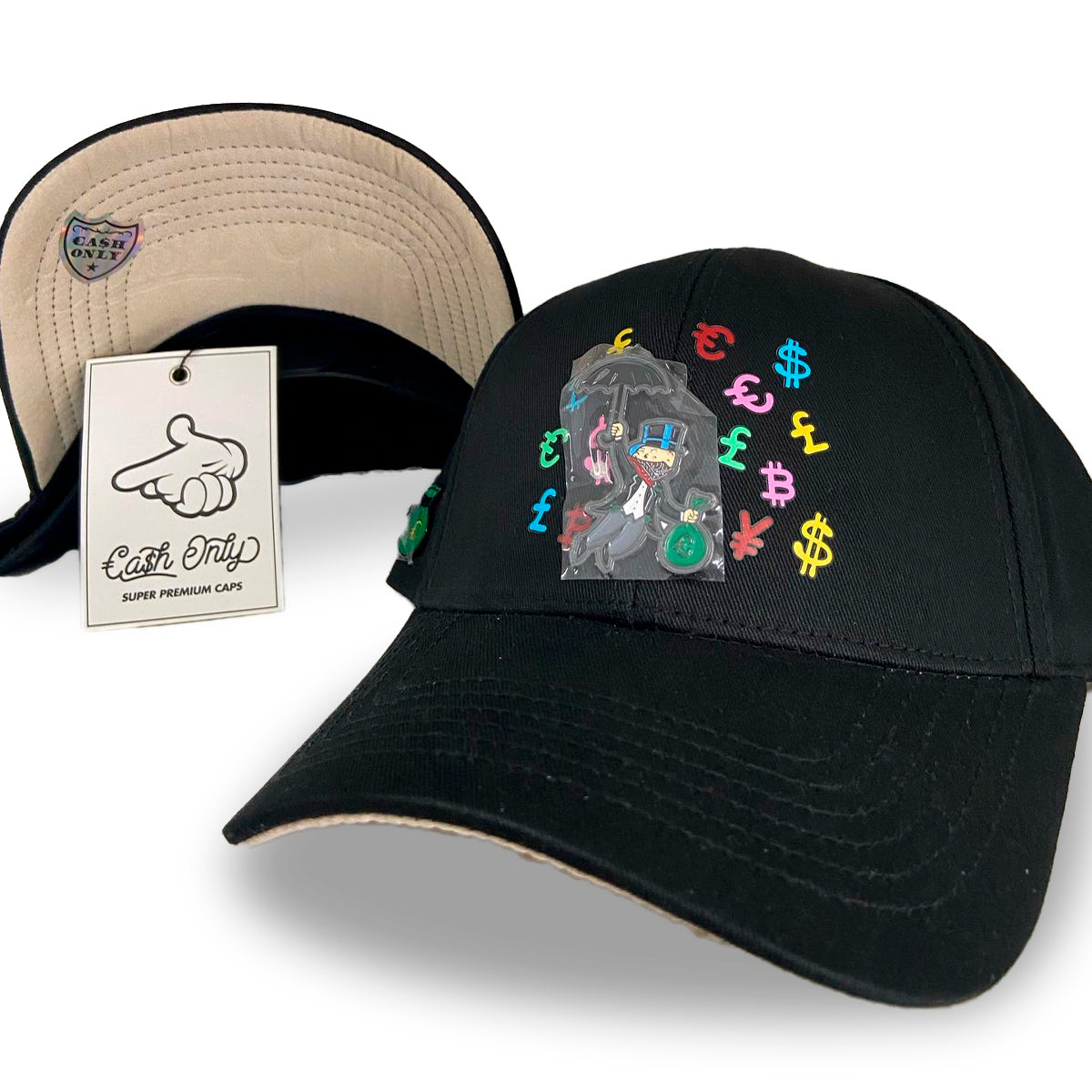 GORRA CASH ONLY MONOPOLY CURVE