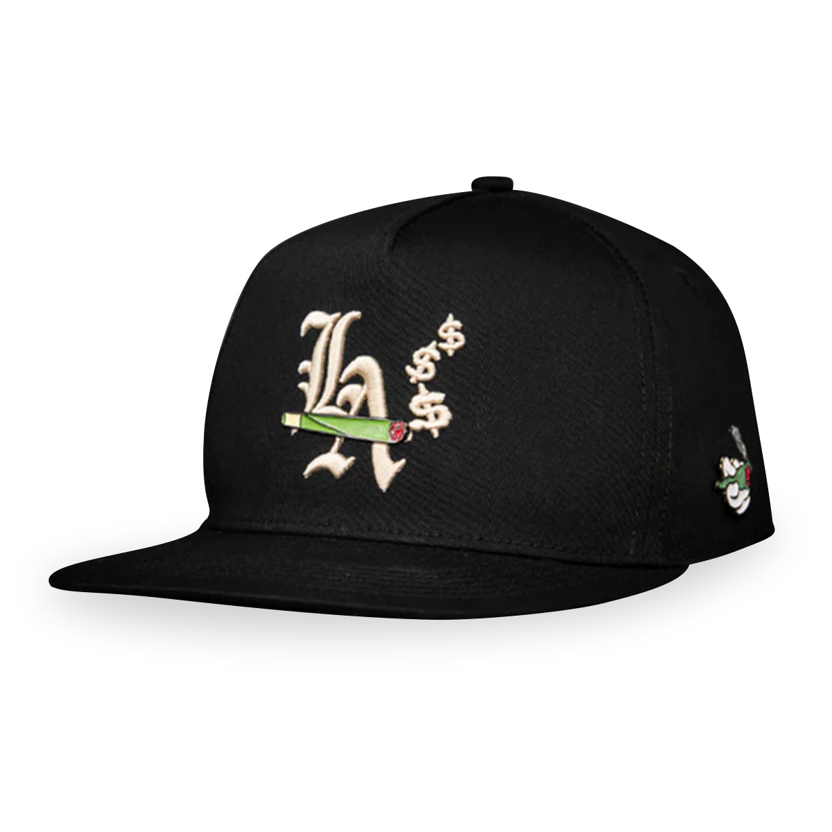 GORRA CASH ONLY LA SMOKE PORRO IN WHITE BASEBALL