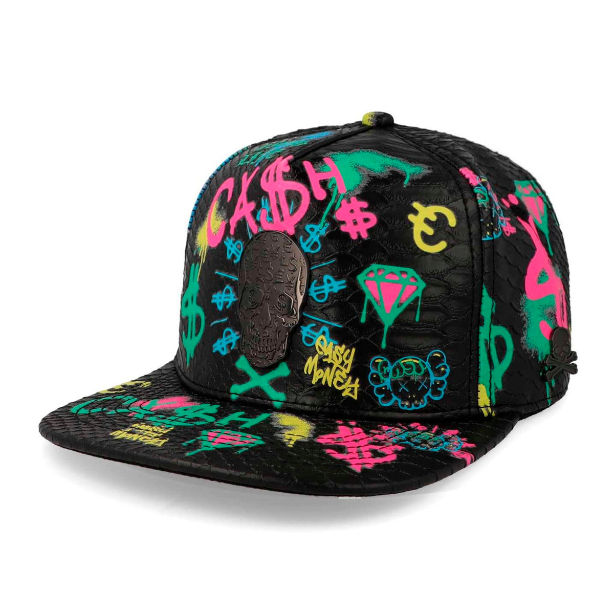 GORRA CASH ONLY NEW SKULL FULL PRINT SKIN