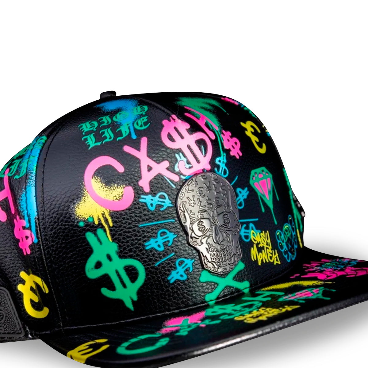 GORRA CASH ONLY NEW SKULL FULL PRINT SKIN