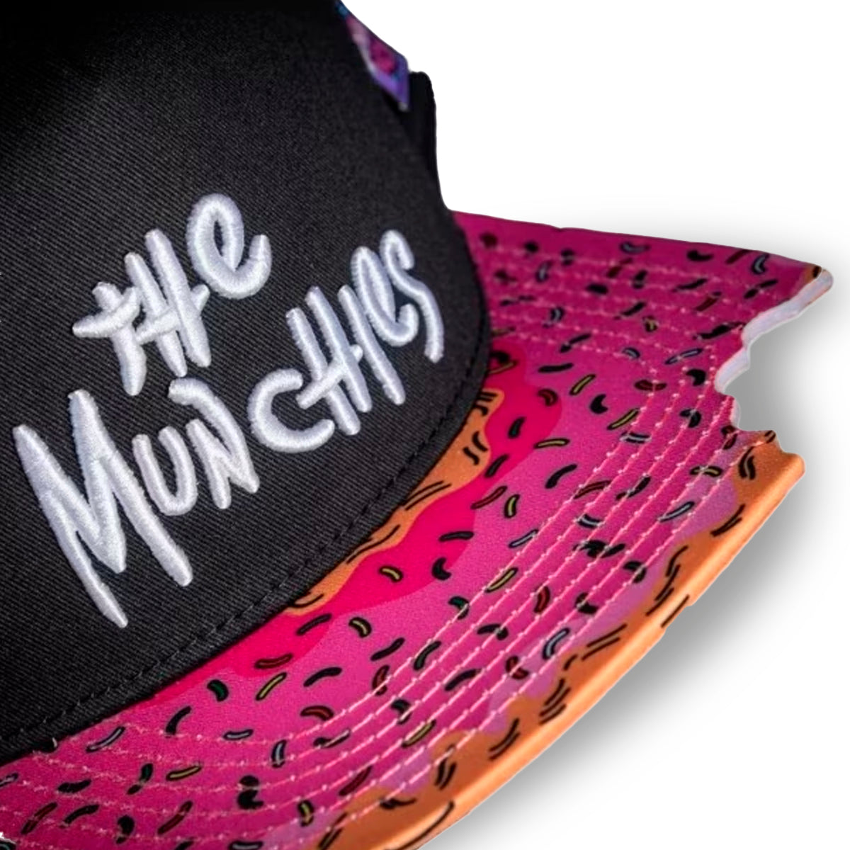 GORRA CASH ONLY MUNCHIES BLACK PLANA