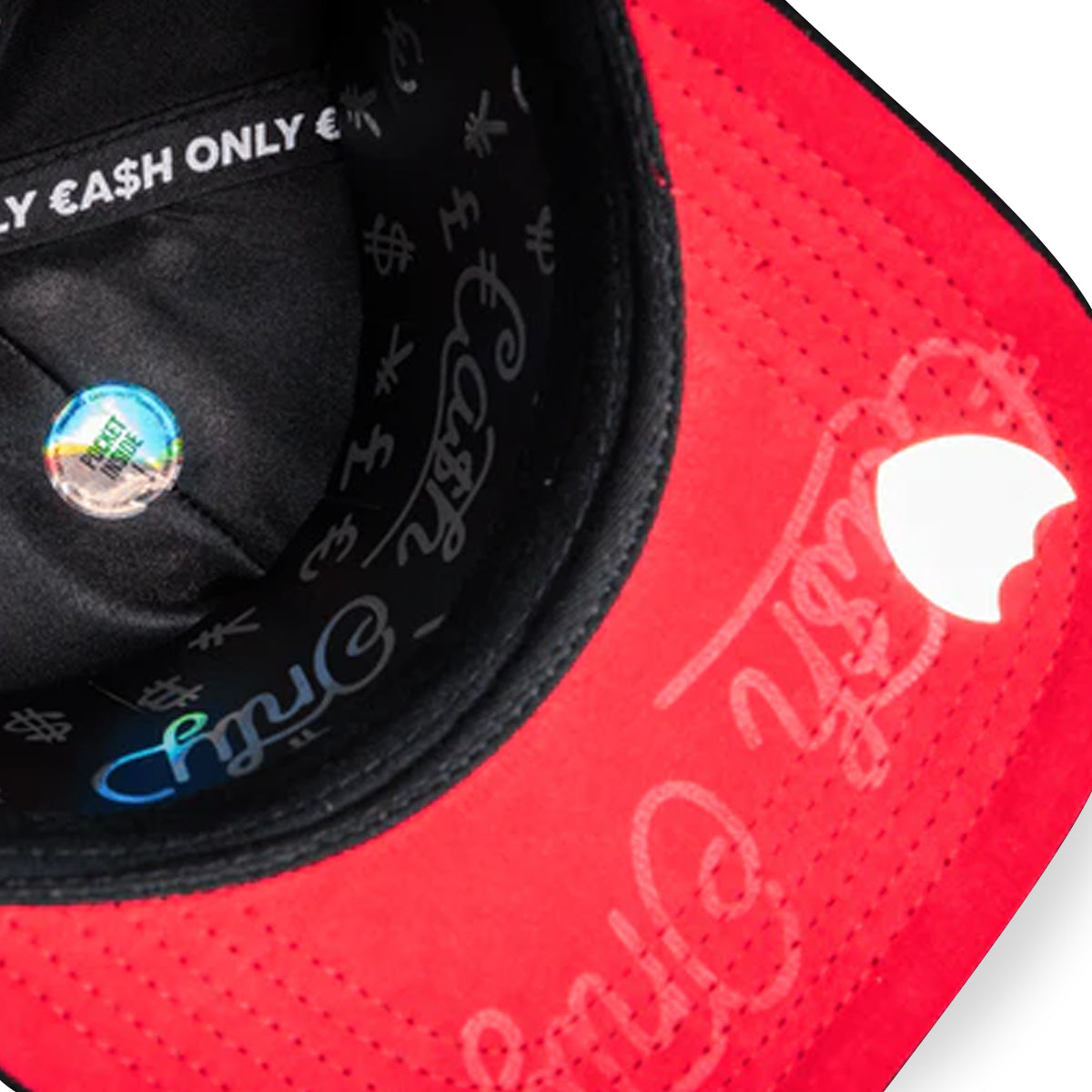 GORRA CASH ONLY LA BLACK & RED BASEBALL