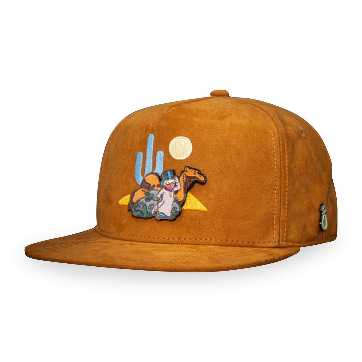 GORRA CASH ONLY CAMEL DESERT IN SUEDE SNAPBACK