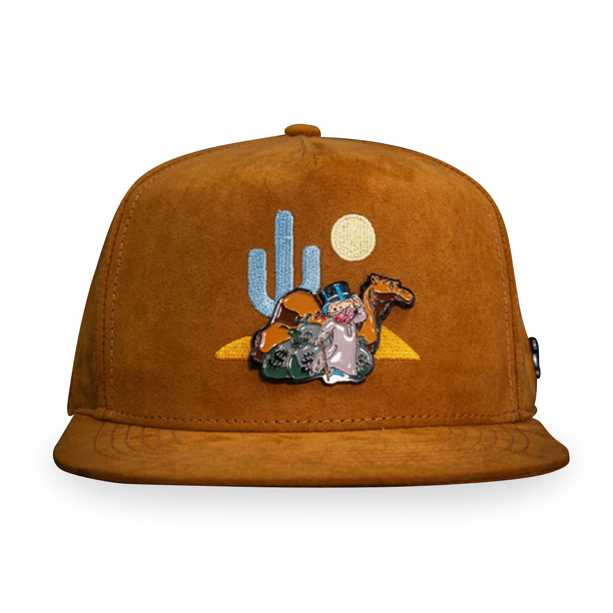 GORRA CASH ONLY CAMEL DESERT IN SUEDE SNAPBACK