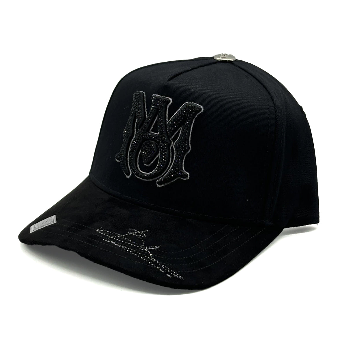 GORRA BIG BOSS AMR BLACK WHITE CRYSTAL
