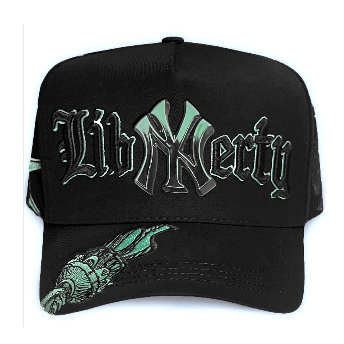 GORRA 1IRON TRENDY NY LIBERTY GREEN