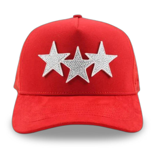 GORRA STAR HATS TRIPLE RED STAR RED