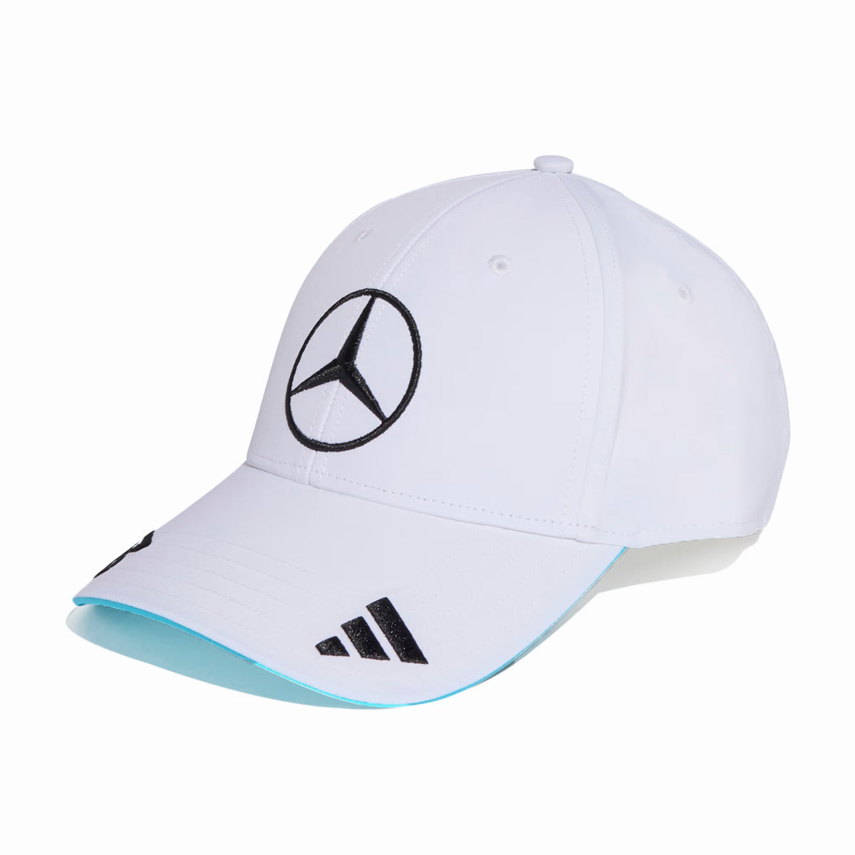 GORRA ADIDAS MERCEDES AMG PETRONAS F1 TEAM GEORGE RUSSELL WHITE