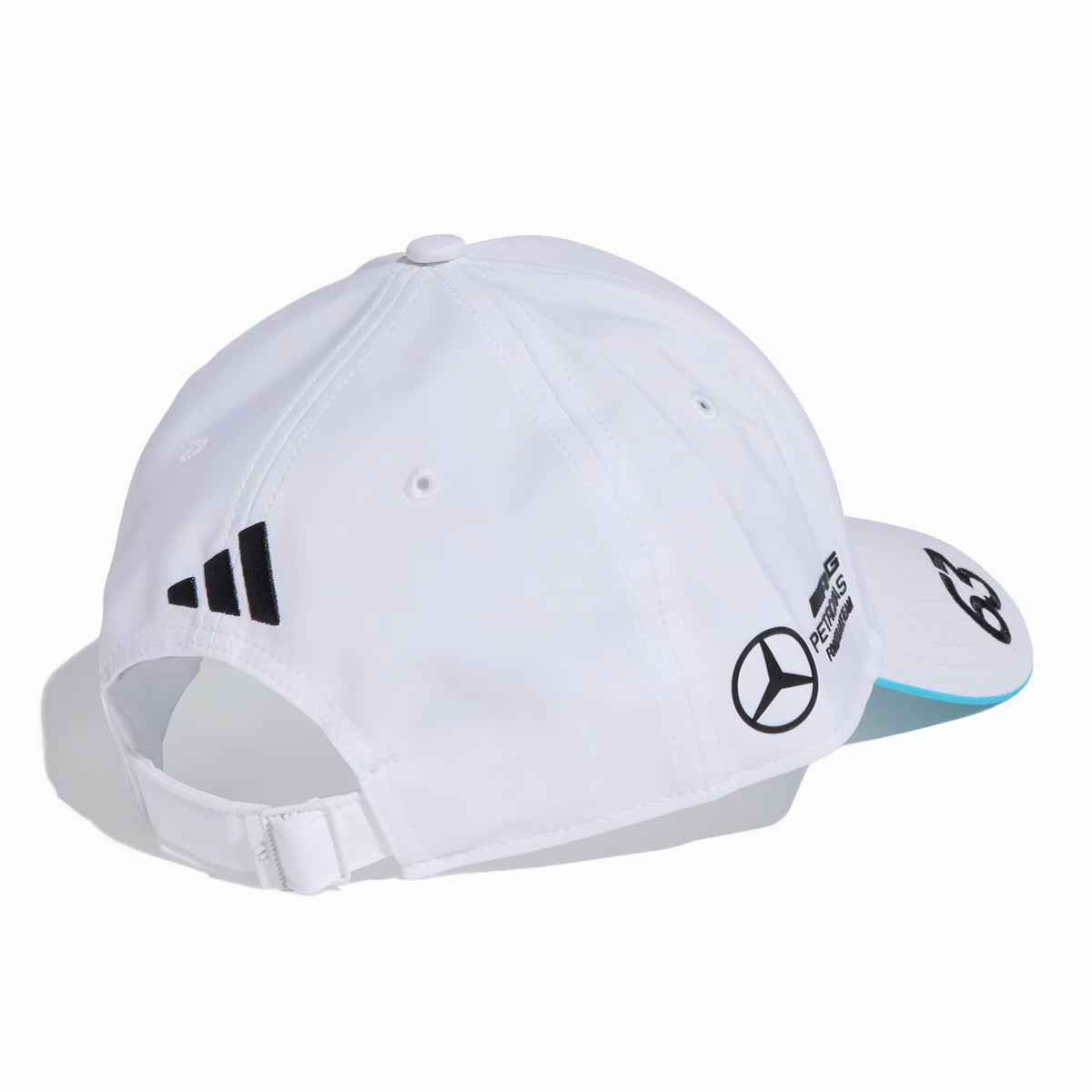 GORRA ADIDAS MERCEDES AMG PETRONAS F1 TEAM GEORGE RUSSELL WHITE