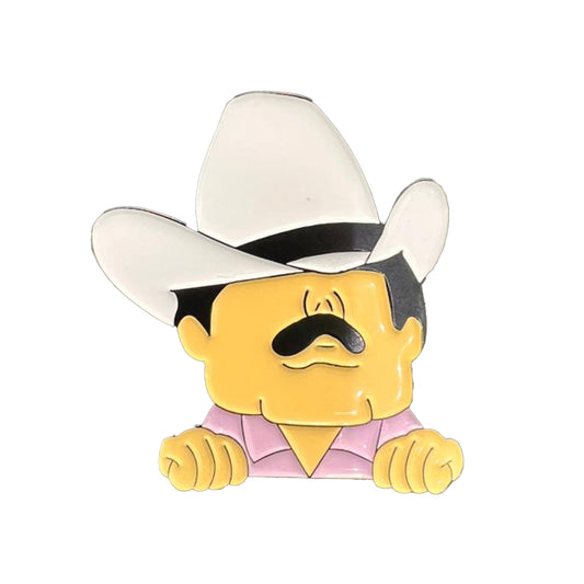 PIN M-CAPS SOMBRERO MAYO