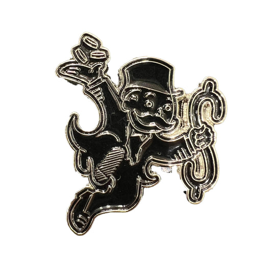 PIN M-CAPS MONOPOLY BLACK