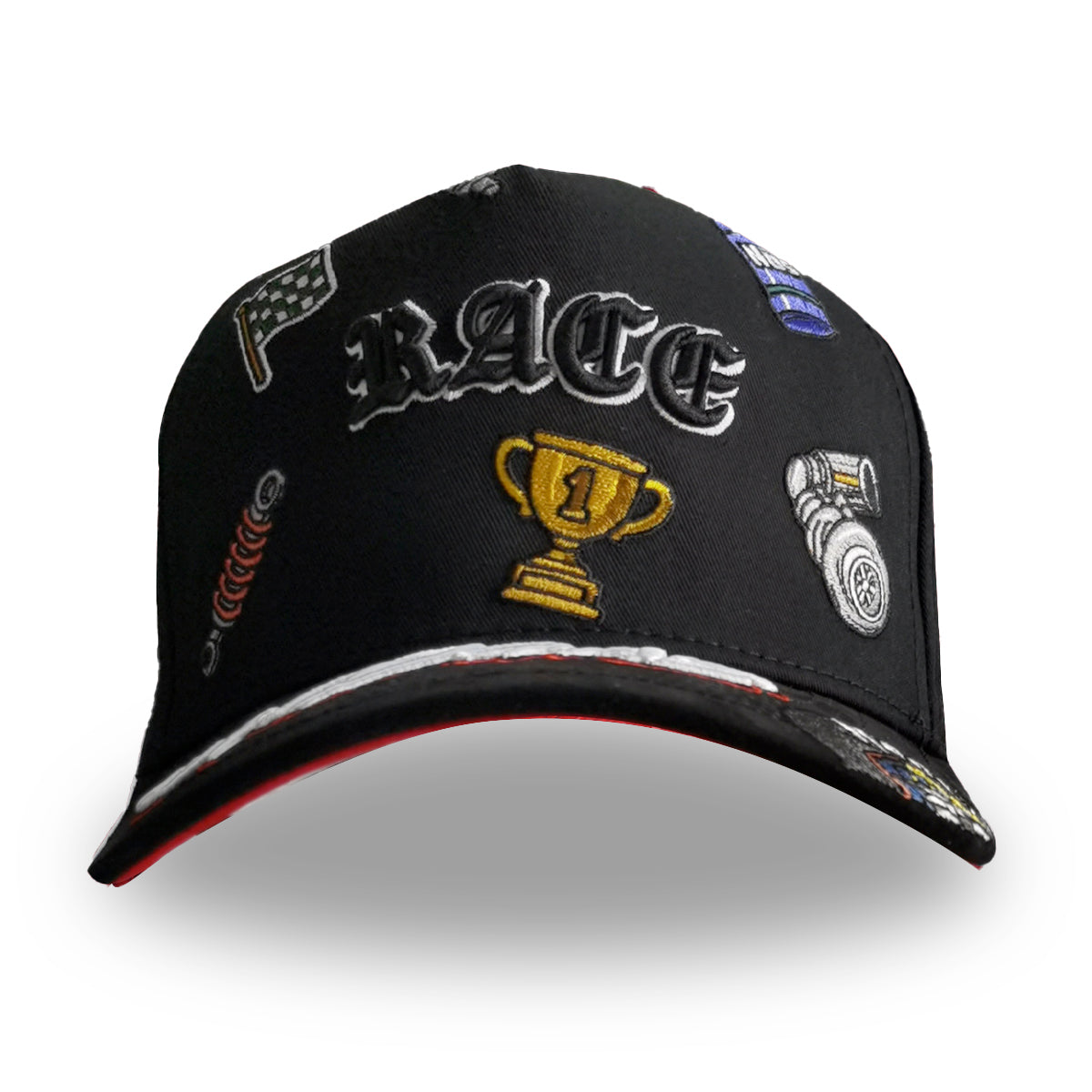 GORRA TOTO CAPS ONDGAS ALL OLVER BLK******ADICIONALES FULLSET