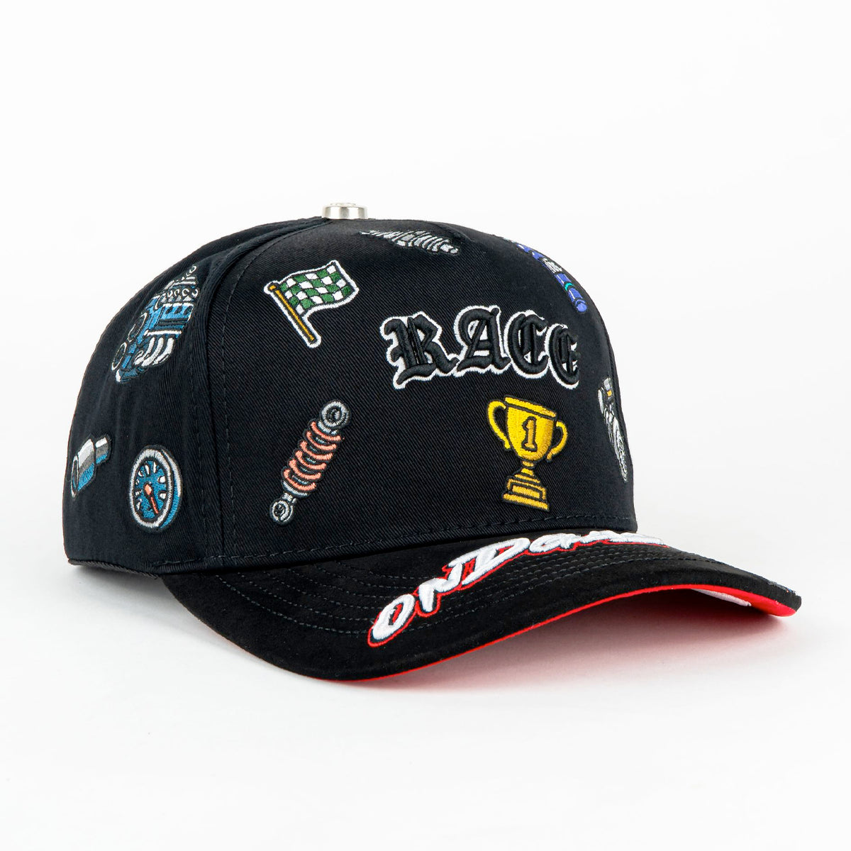 GORRA TOTO CAPS ONDGAS ALL OLVER BLK******ADICIONALES FULLSET