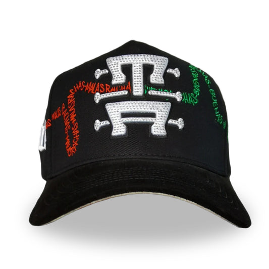GORRA TOTO CAPS X TONY AGUIRRE MALA- BUENA RACHA V-B-R
