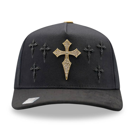 GORRA BIGBOSS CRUZ GOLD BLACK LIMITED EDITION