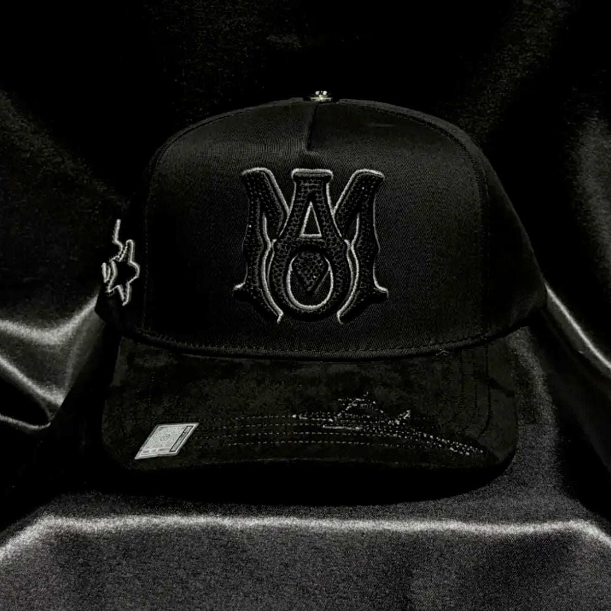 GORRA BIGBOSS AMIRI FULL  BLACK LIMITED EDITION